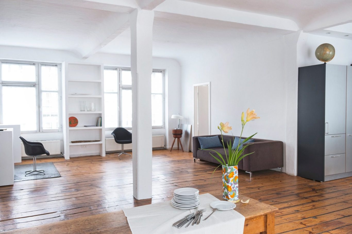 Blick in die Light Lounge Hamburg Raumansicht der Light Lounge Hamburg